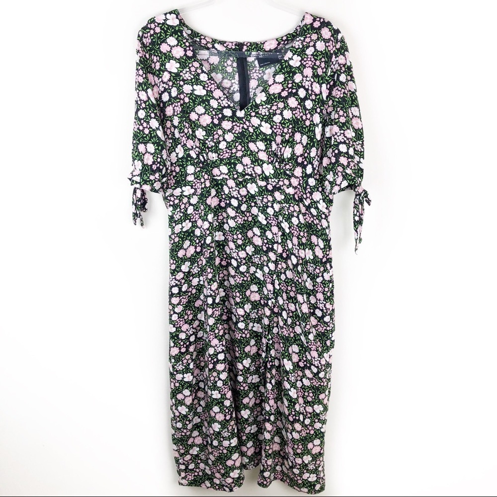 ASOS- Design Maternity line- Black long midi floral dress size: US 10